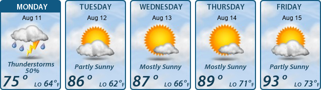 5-Day Forecast