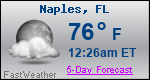Weather Forecast for Naples, FL
